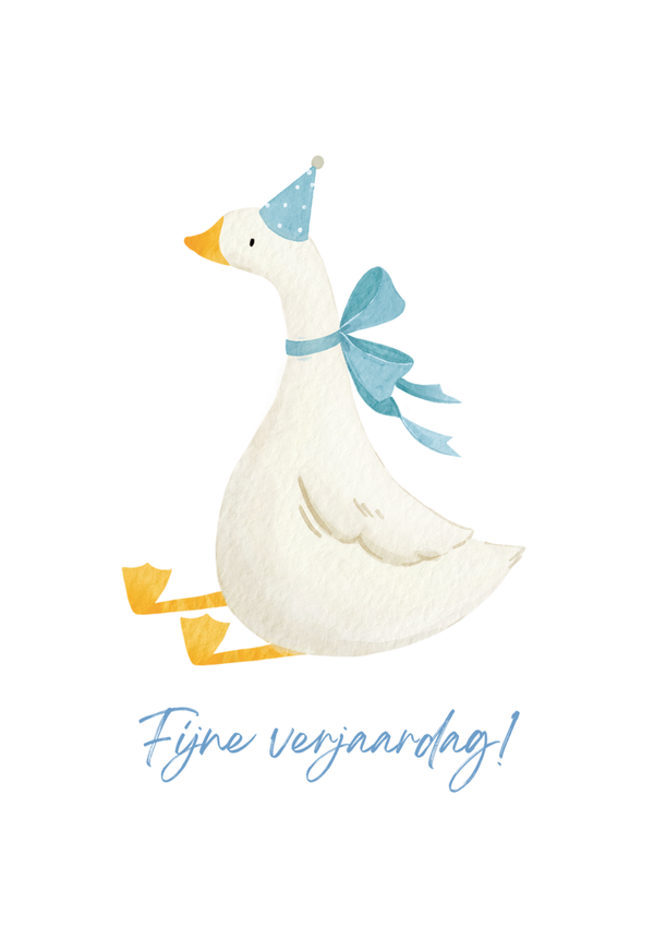 Gans 'Fijne Verjaardag!'