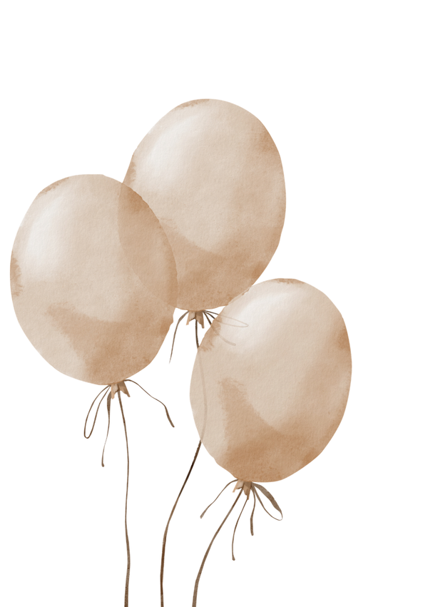 Ballonnen Beige