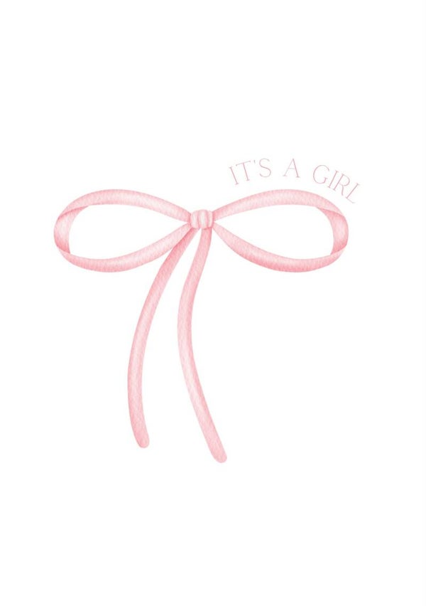 It's a girl