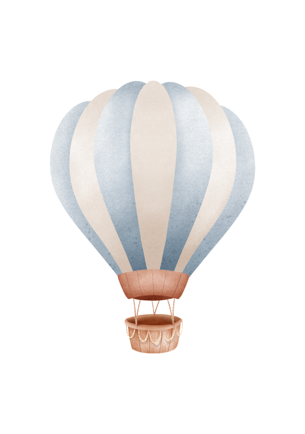 Luchtballon Blauw