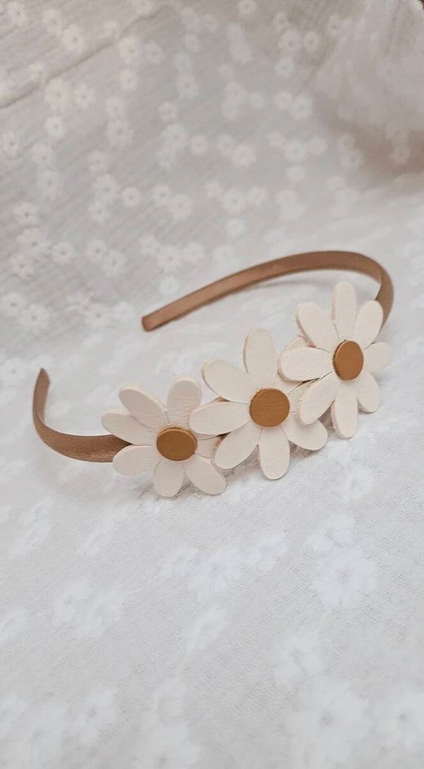 Diadeem crème flower