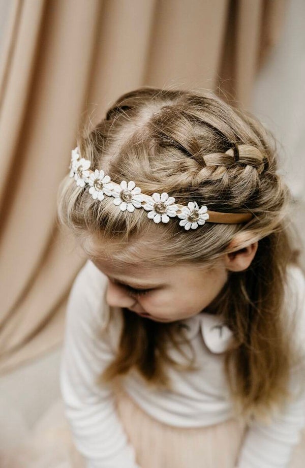 Diadeem Gouden Bloemetjes
