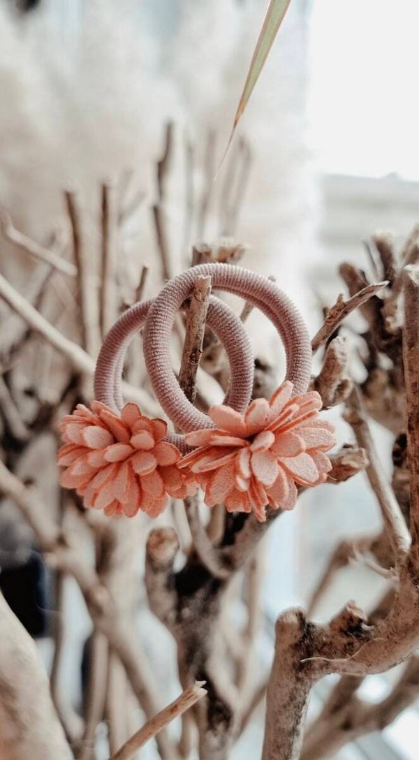 Elastiekjes Flower Pink