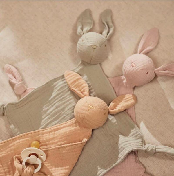 Speendoekje Bunny Ears - wild rose