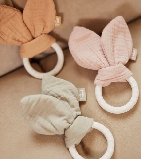 Bijtring Bunny Ears - wild rose