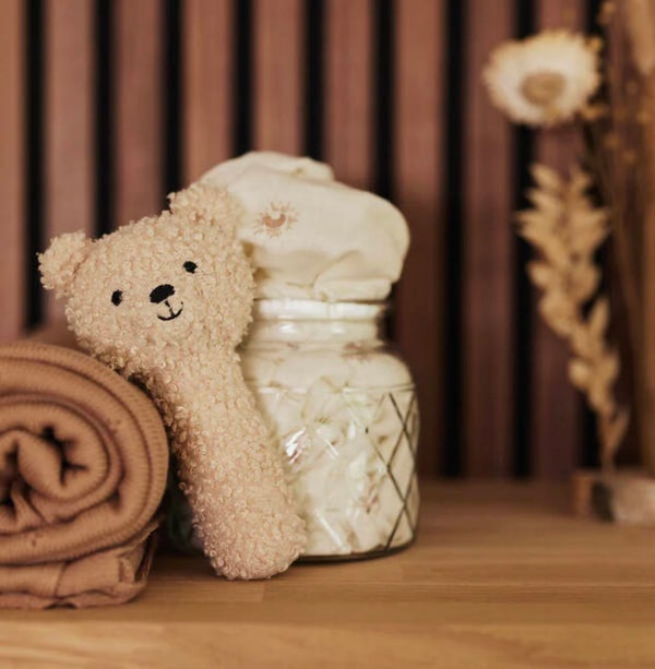 Rammelaar teddy Bear - naturel
