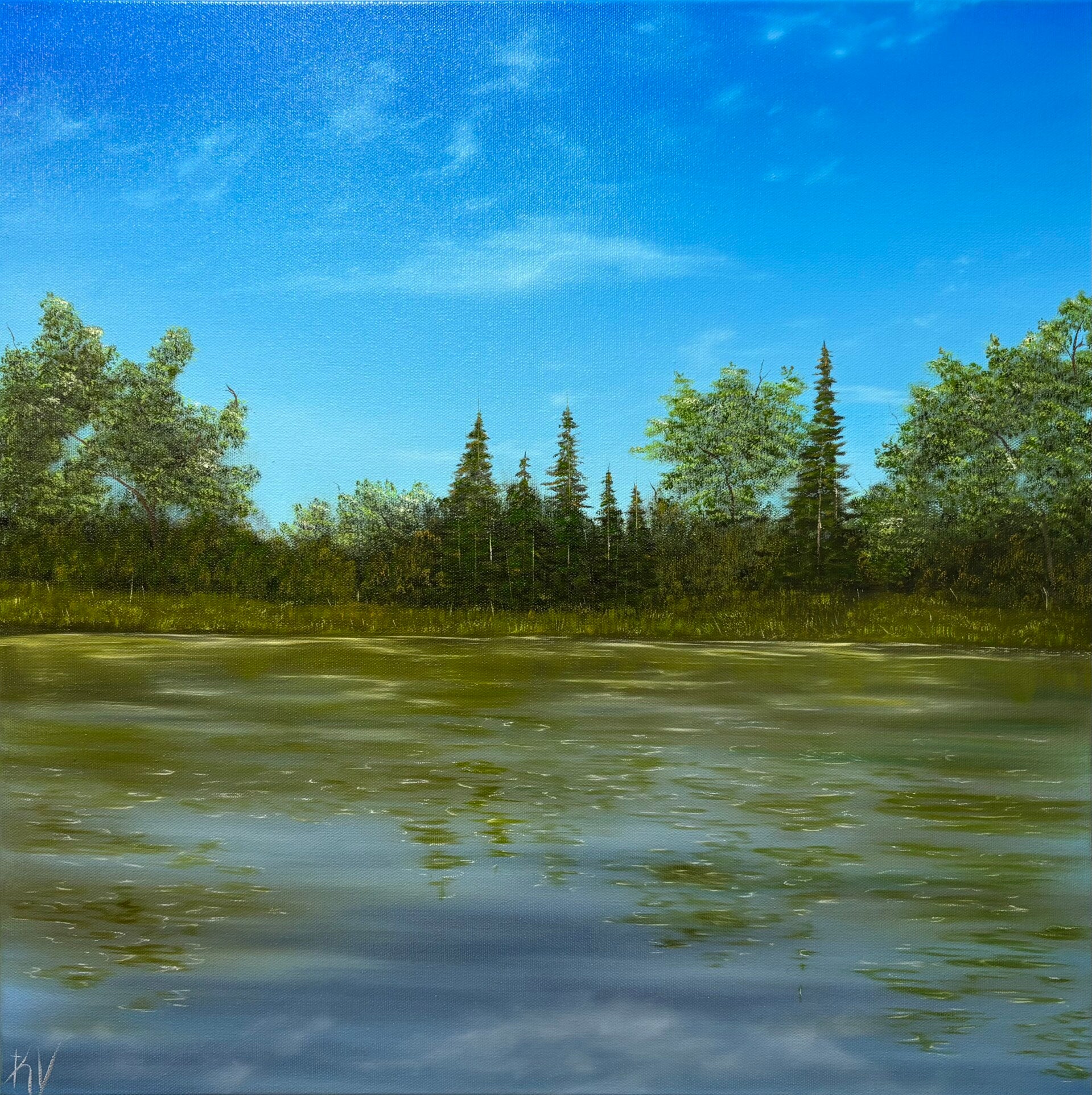Here and Now 20x20
