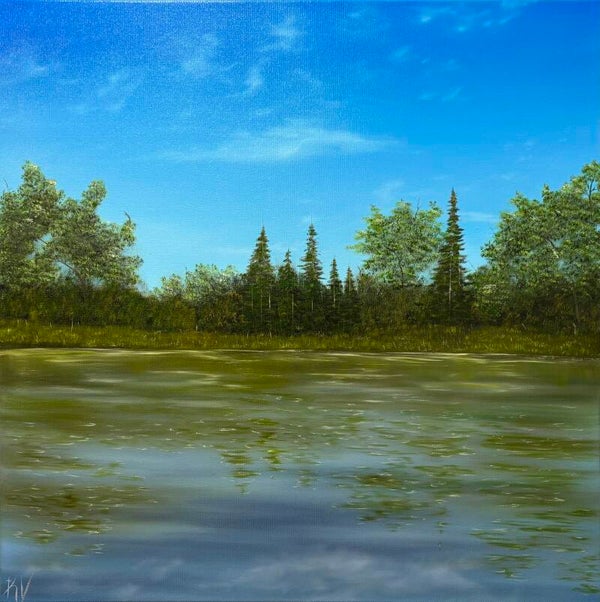 Here and Now 20x20