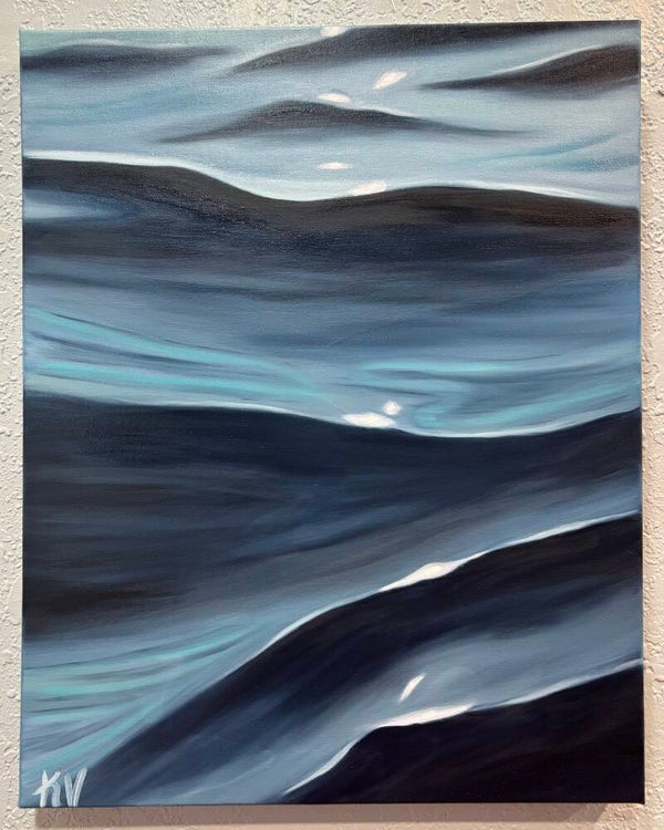 Blue Silence 16x20