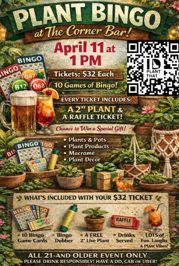 The Corner Bar Plant Bingo