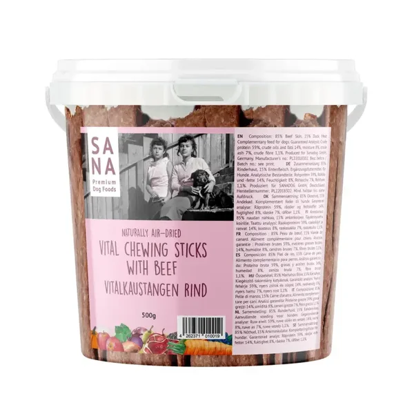 Vital Chew Stick Oksekød (500g spand)