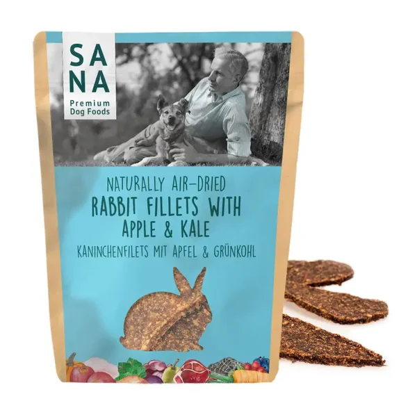 Sana Kaninfileter med æble og grønkål (100 g)