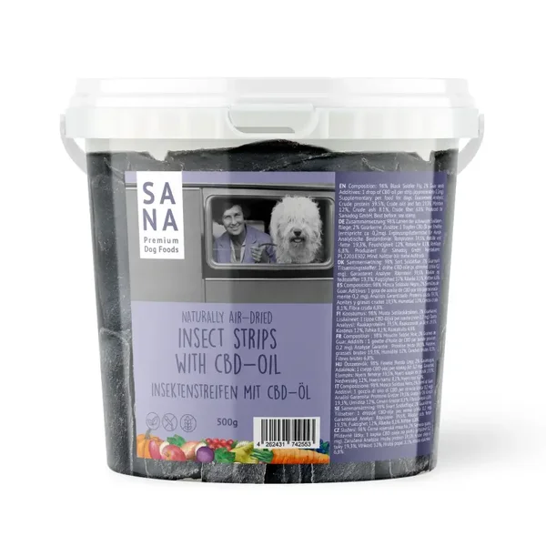 Sana Insektstrimler med CBD-olie                                                                          (500g spand)
