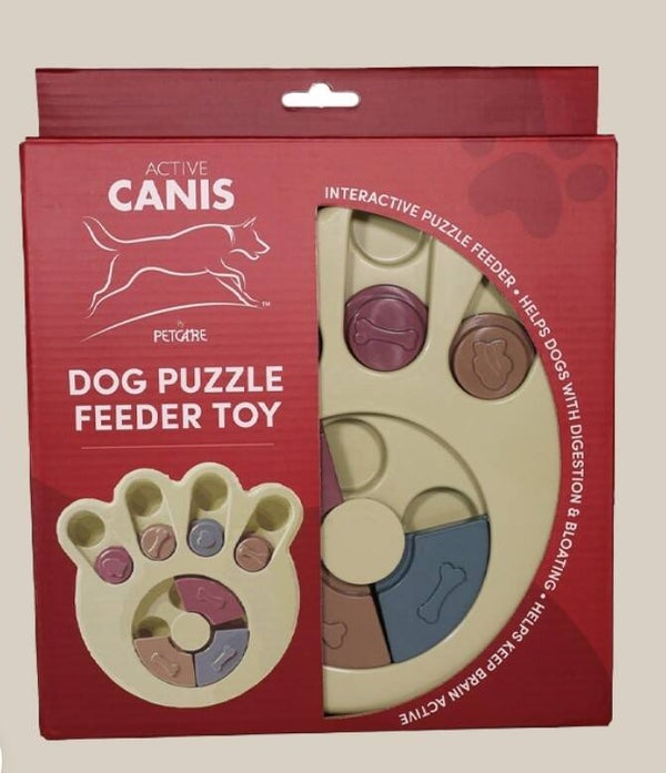 Active Canis Pet Puzzle Plate 23x23x3cm
