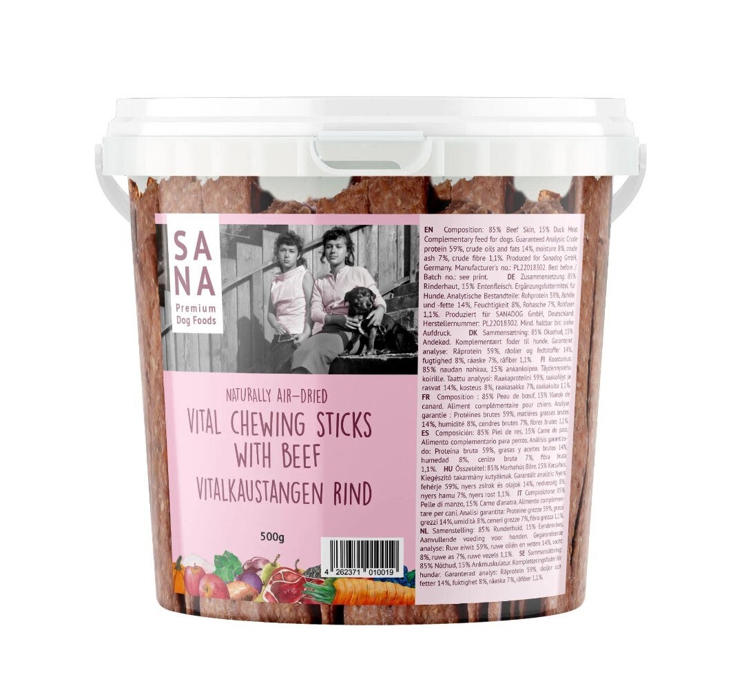 Beef Vital Tyggepinde (500g spand)