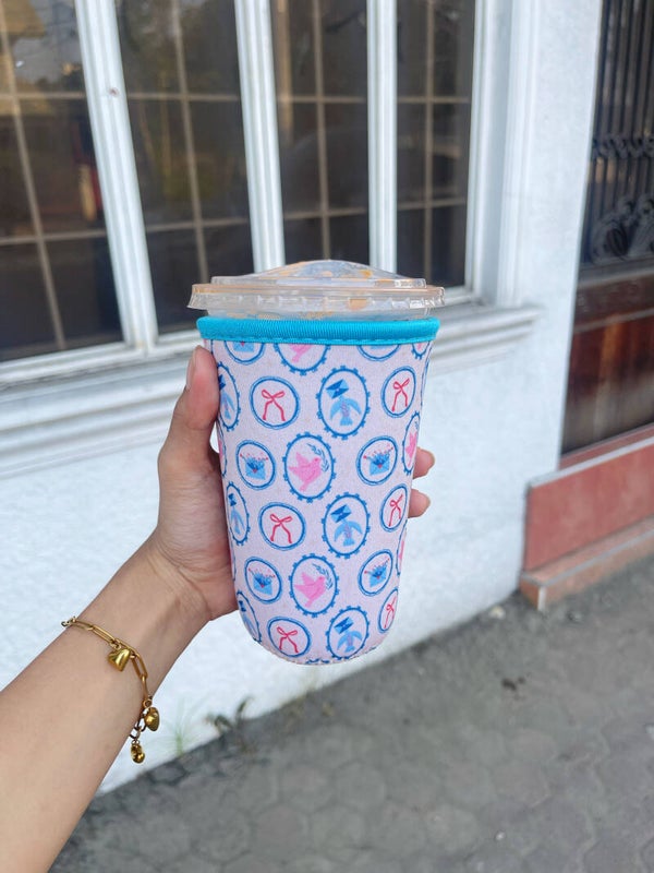 Blue Birds Cup Coozies - medium size