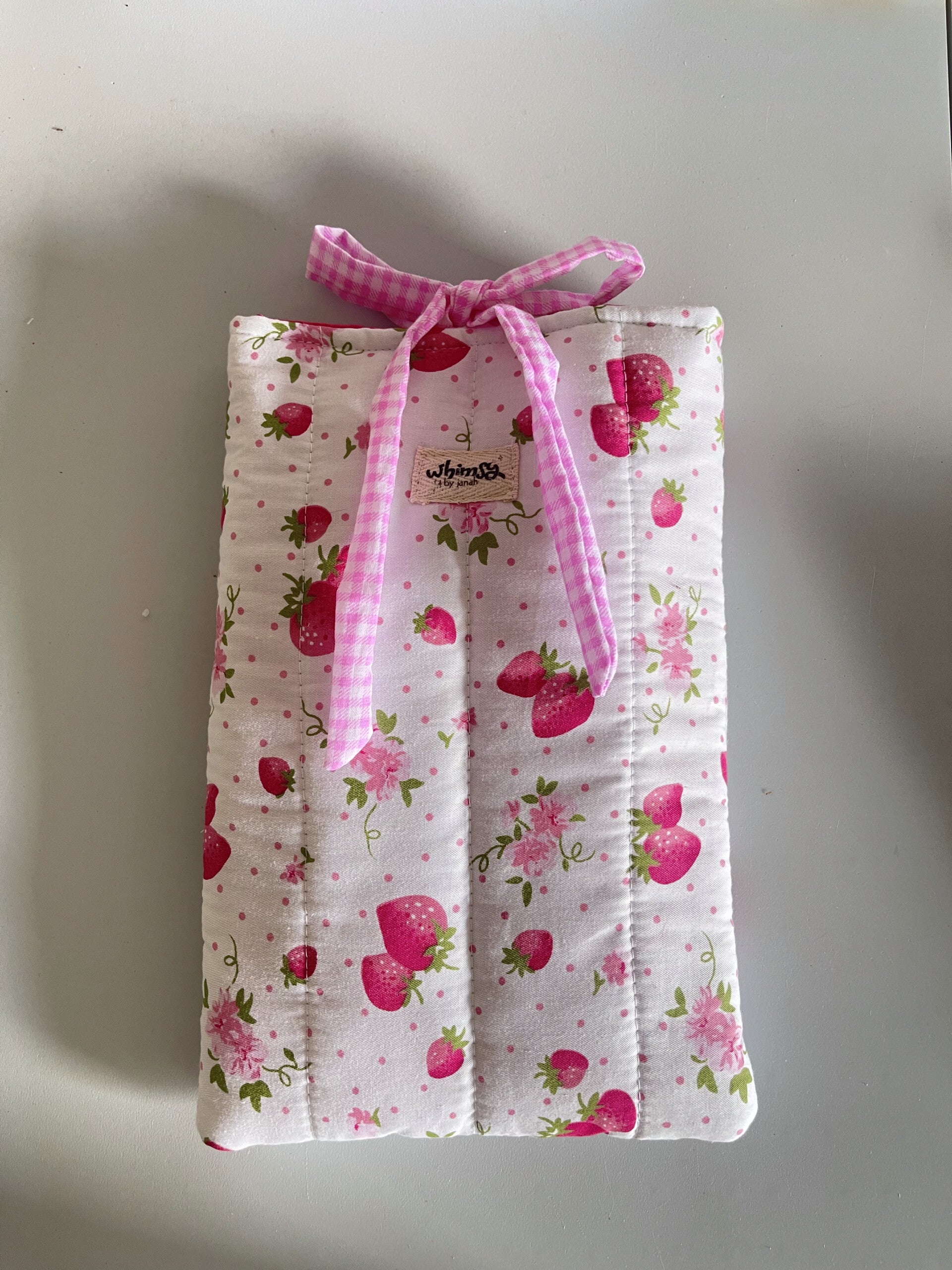 Strawberry Book Sleeve