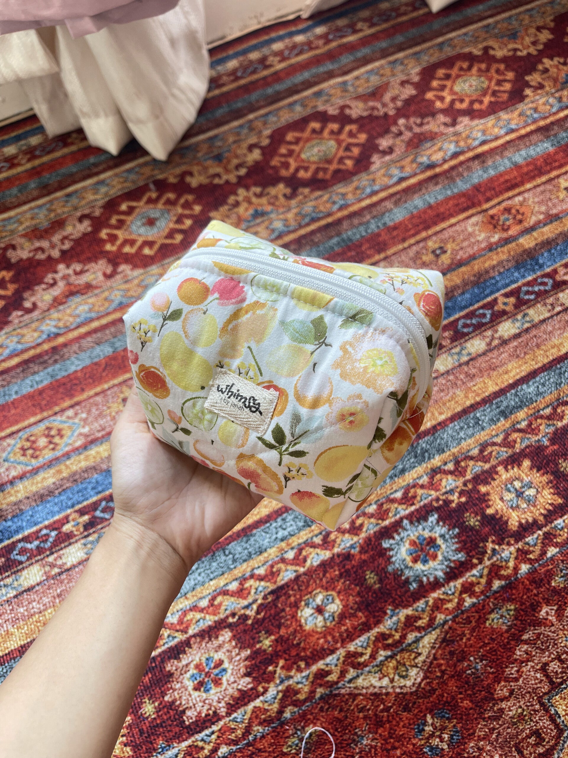 Summer Fruits Small Makeup Pouch