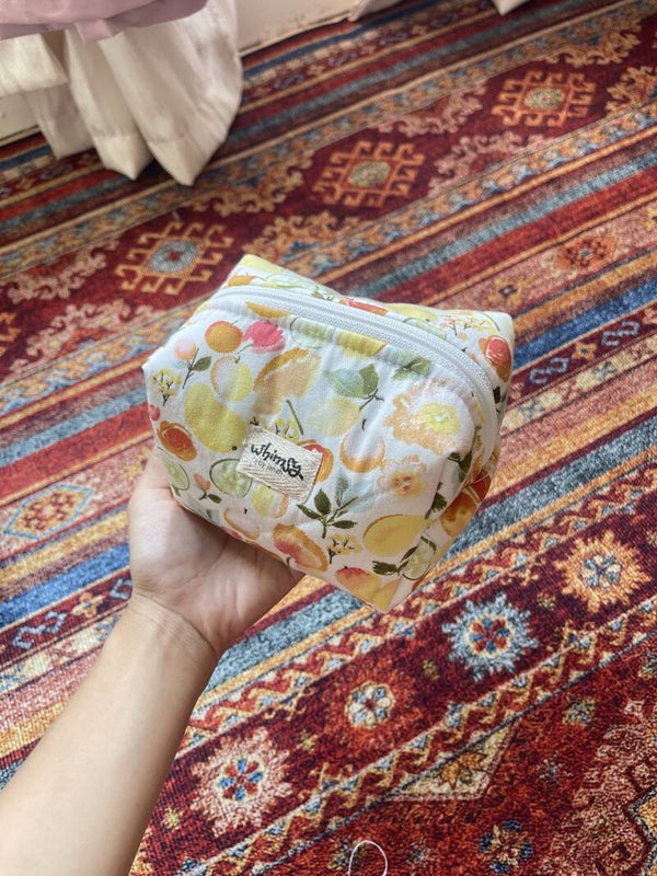 Summer Fruits Small Makeup Pouch