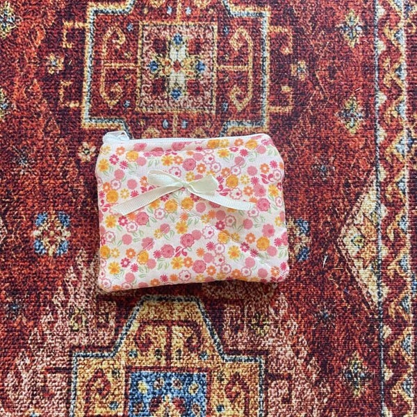 Garden Orange Coin Purse