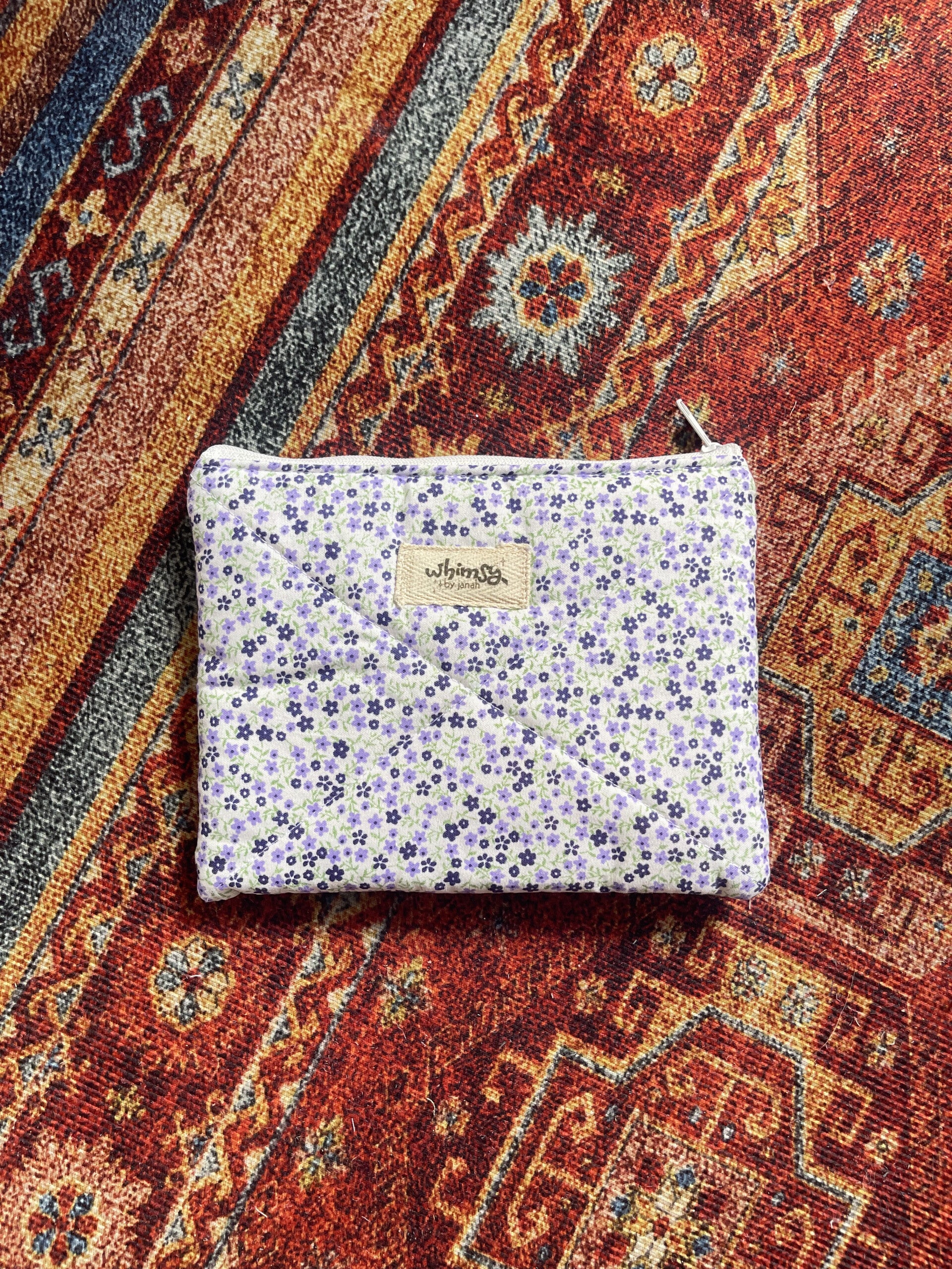 Purple Garden E-reader Sleeve / Pouch