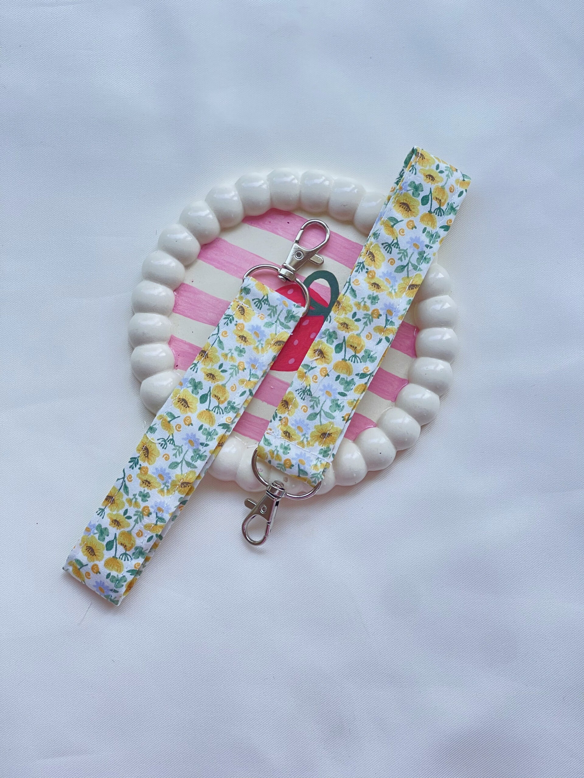 Sunflower Keychain Wristlet