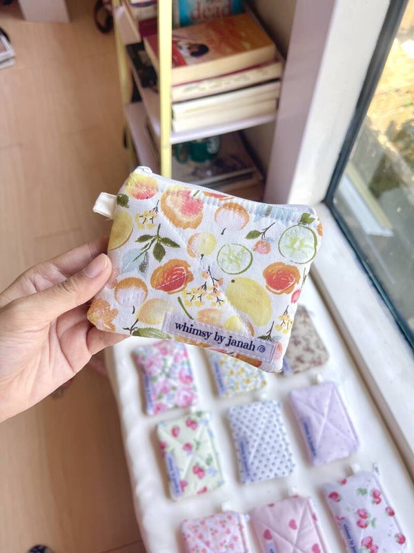 Summer Fruit Keychain Wallet