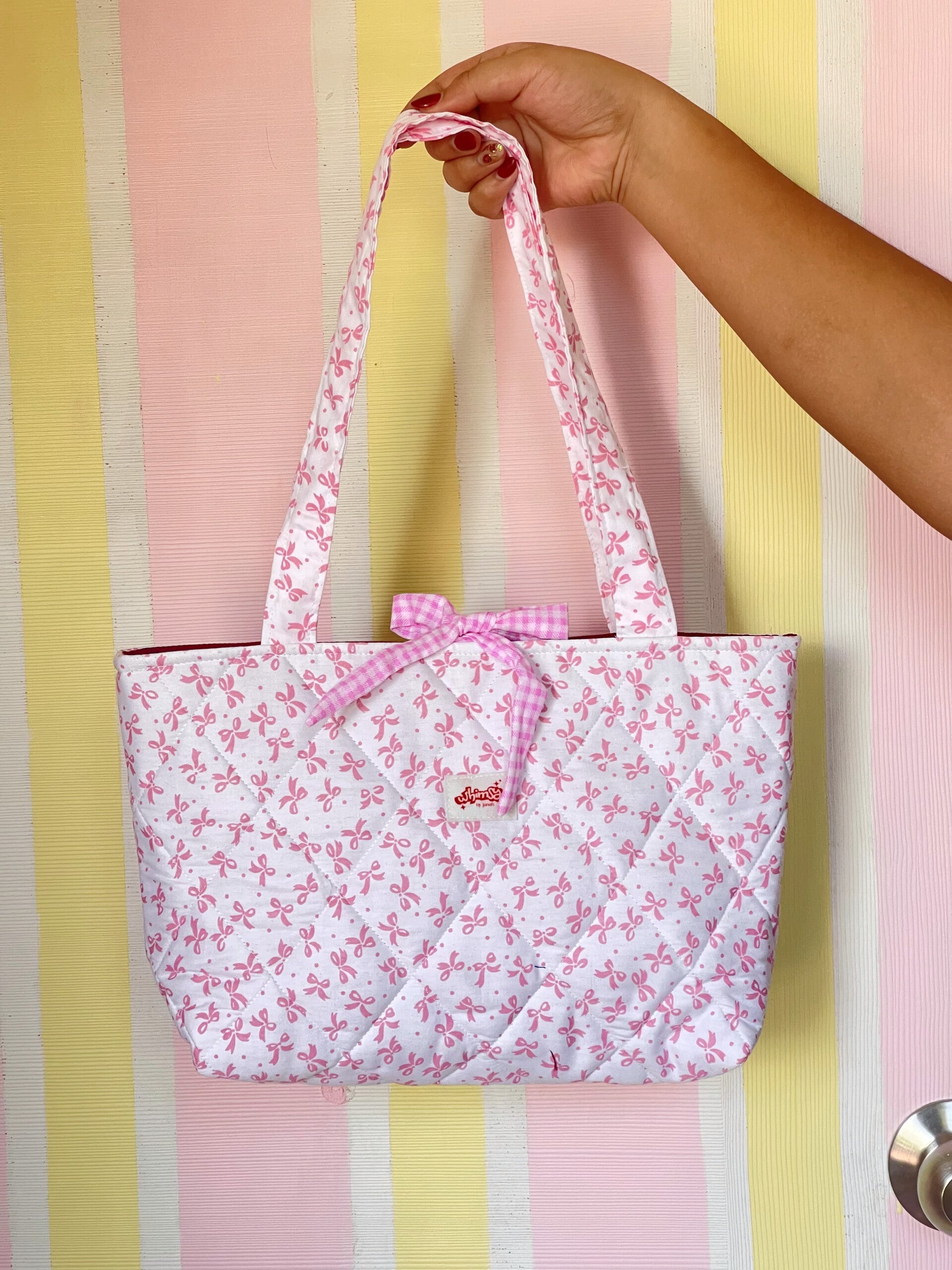 Pink Riibons Whimsy Tote Bag