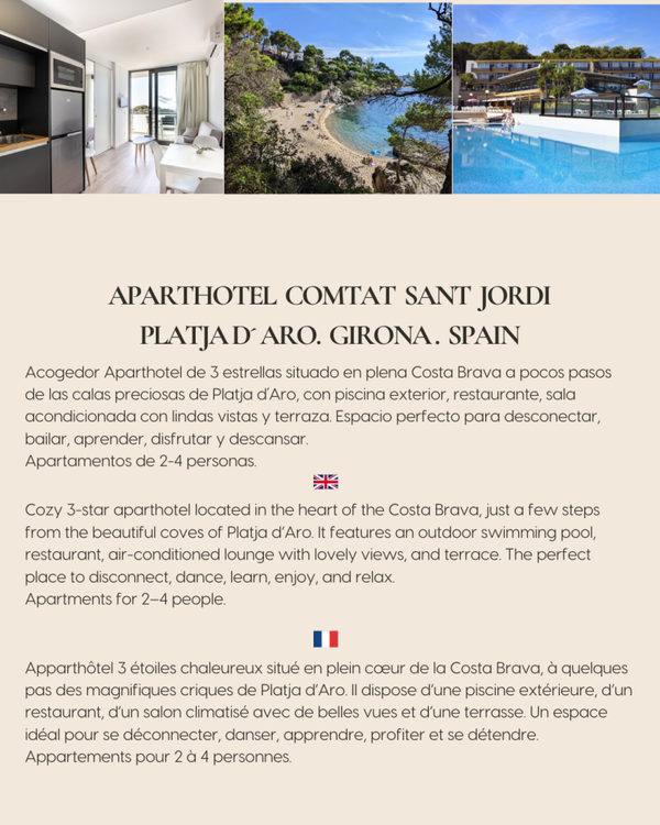 TRAVEL AND DANCE ALOQBANO PLATJA D´ARO 26-28 de Junio