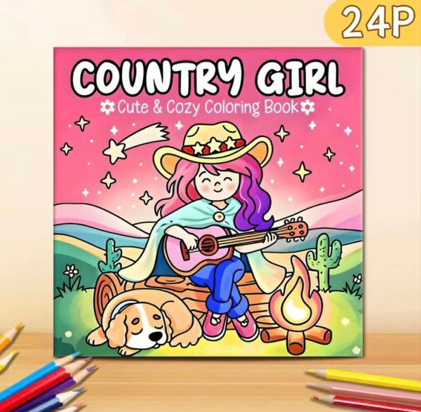 Livre à Colorié - Country Girl
