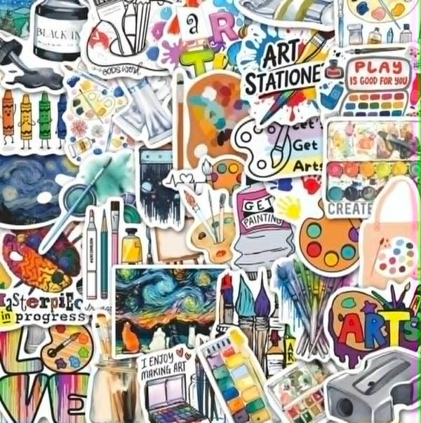 #17 - 60 Autocollants - Arts