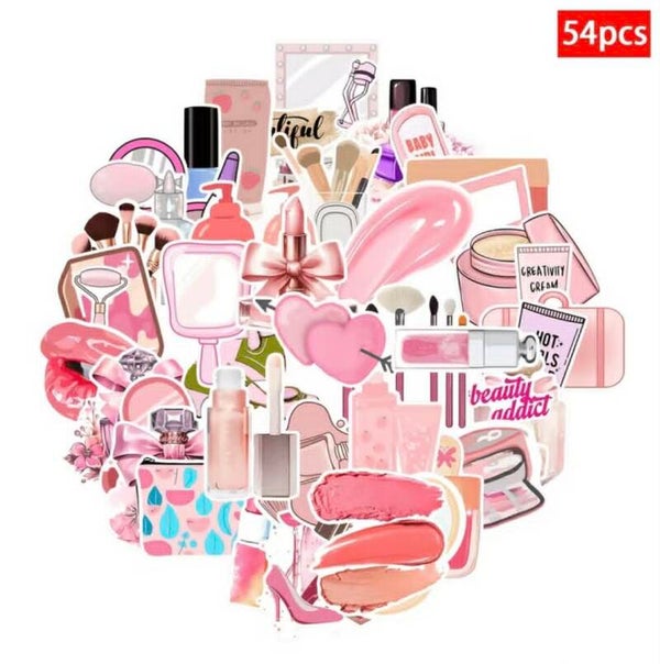 #15 - 56 Autocollants Makeup