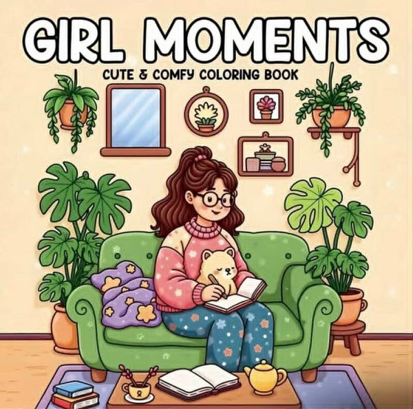 Livre à Colorié - Girl Moments
