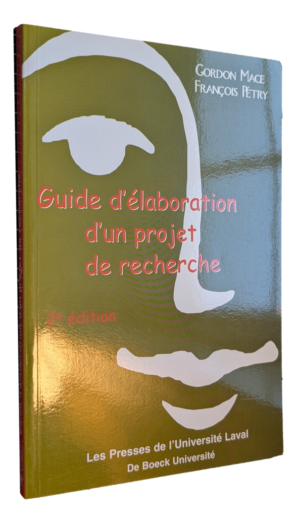 Gordon Mace & François Pétry - Guide d'élaboration d'un projet de recherche