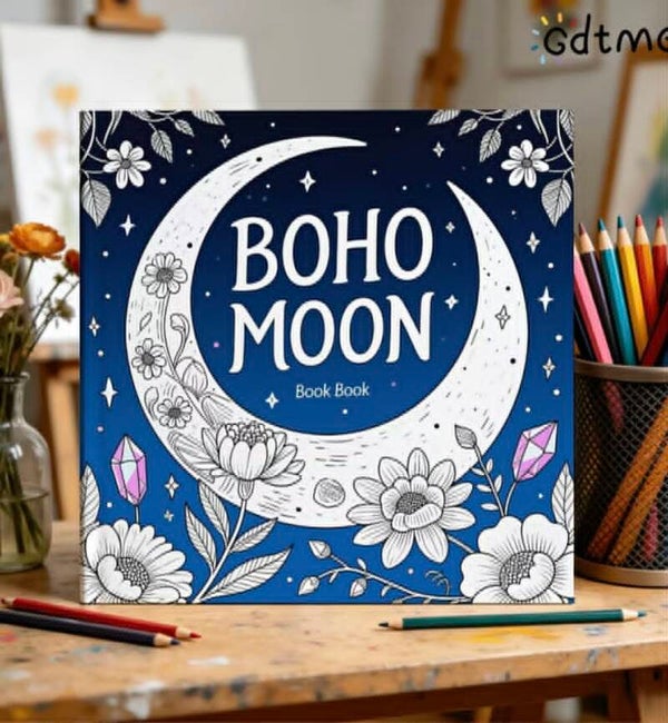 Livre à Colorié - Boho Moon