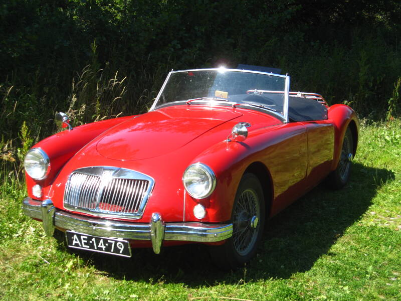 MG A trouwauto