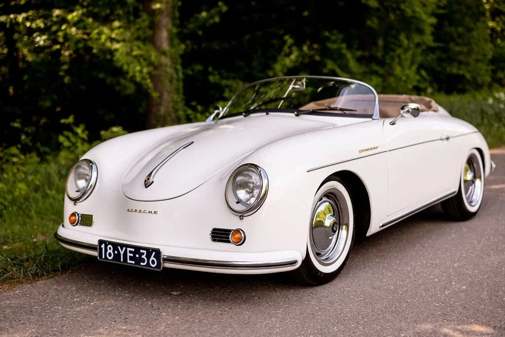 Duitse Porsche 356 cabrio trouwauto