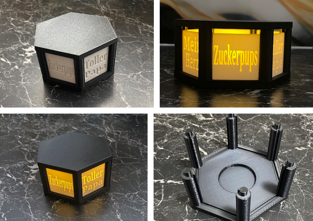 Single Häuschen - Schwarz