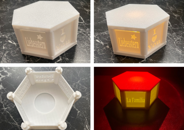 Single Häuschen - Weiss