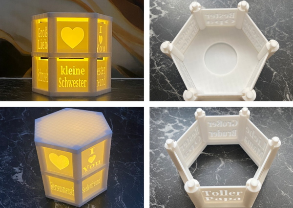 2er Türmchen - Weiss