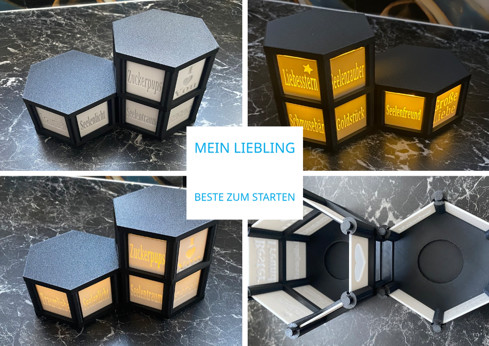 3er Turm - Variante I -Schwarz