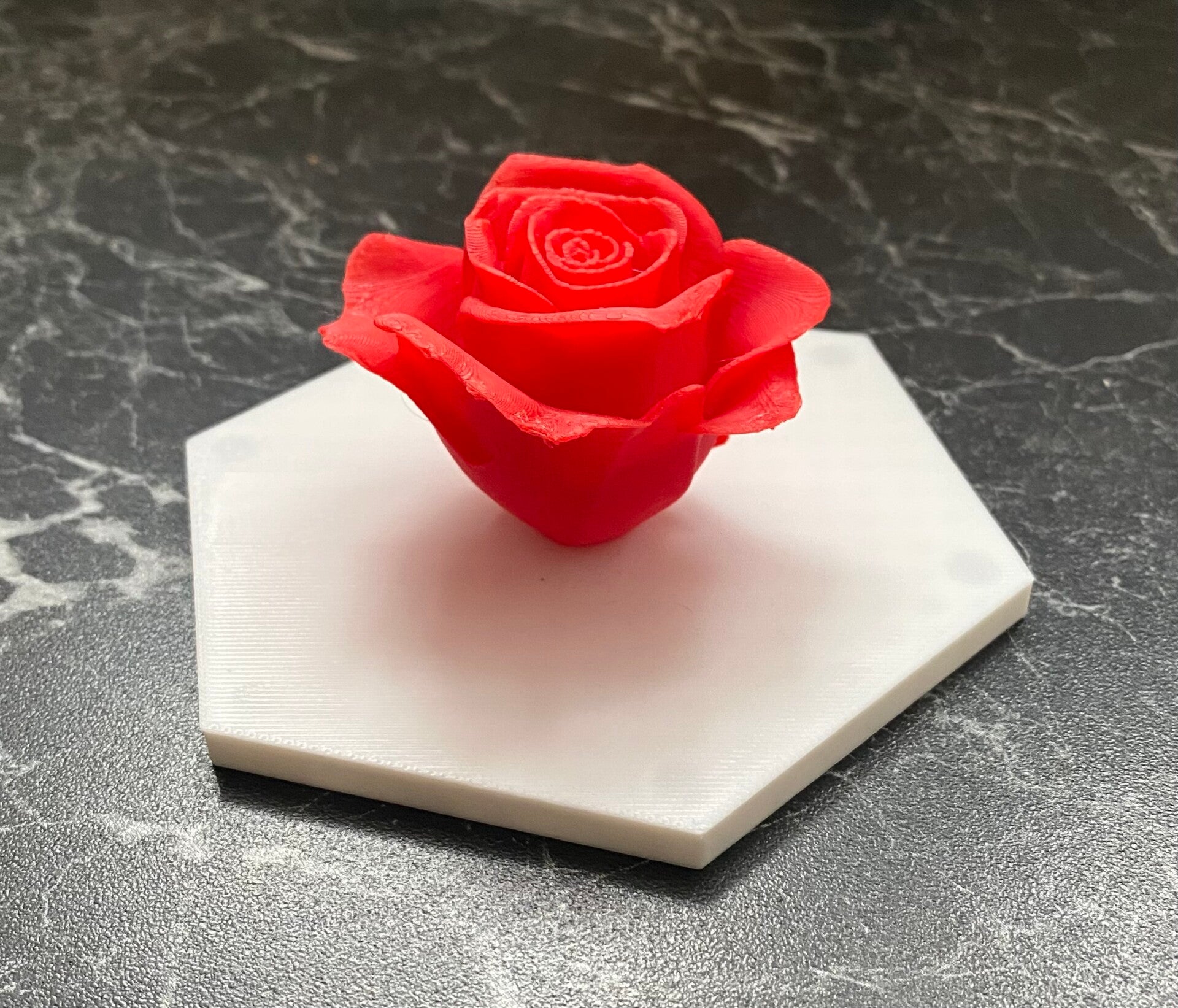 Rosendach - Weiss/Rot