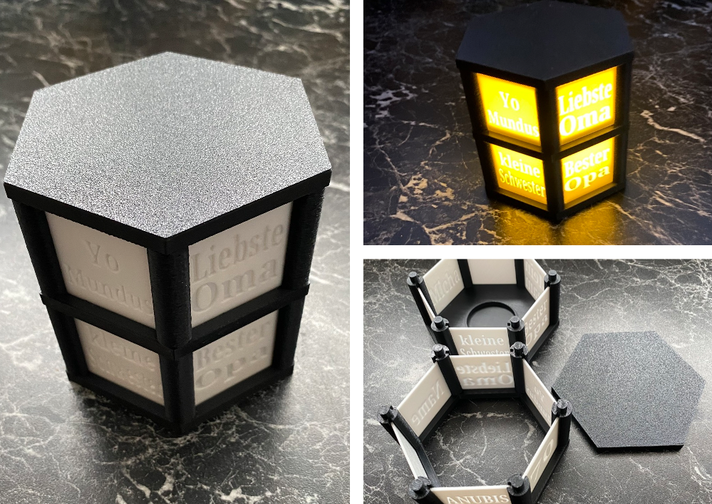 2er Türmchen - Schwarz