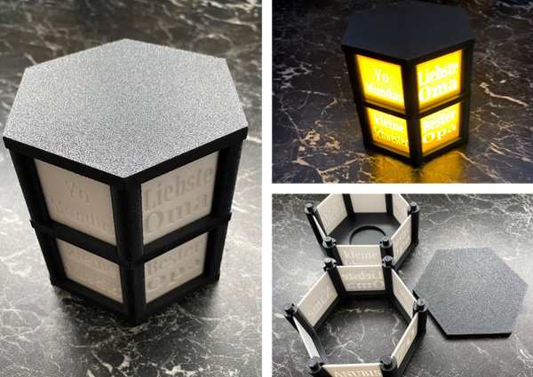 2er Türmchen - Schwarz