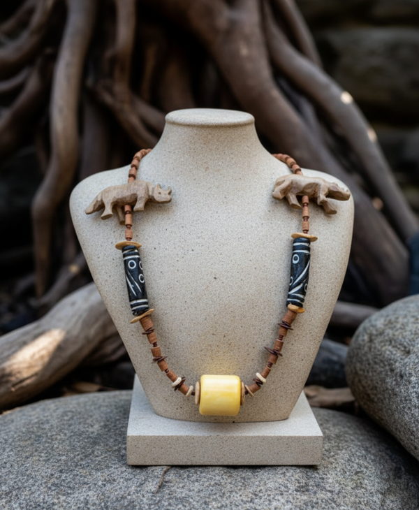 Rhino Roots Necklace - 34.Circle Shop