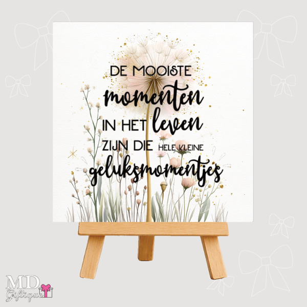Tegeltje 002 Geluksmomentjes