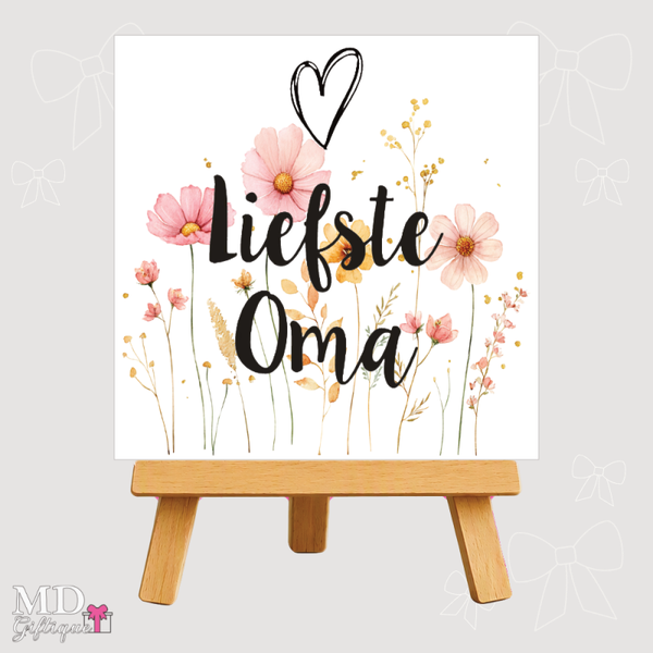 Tegeltje 010 Liefste oma