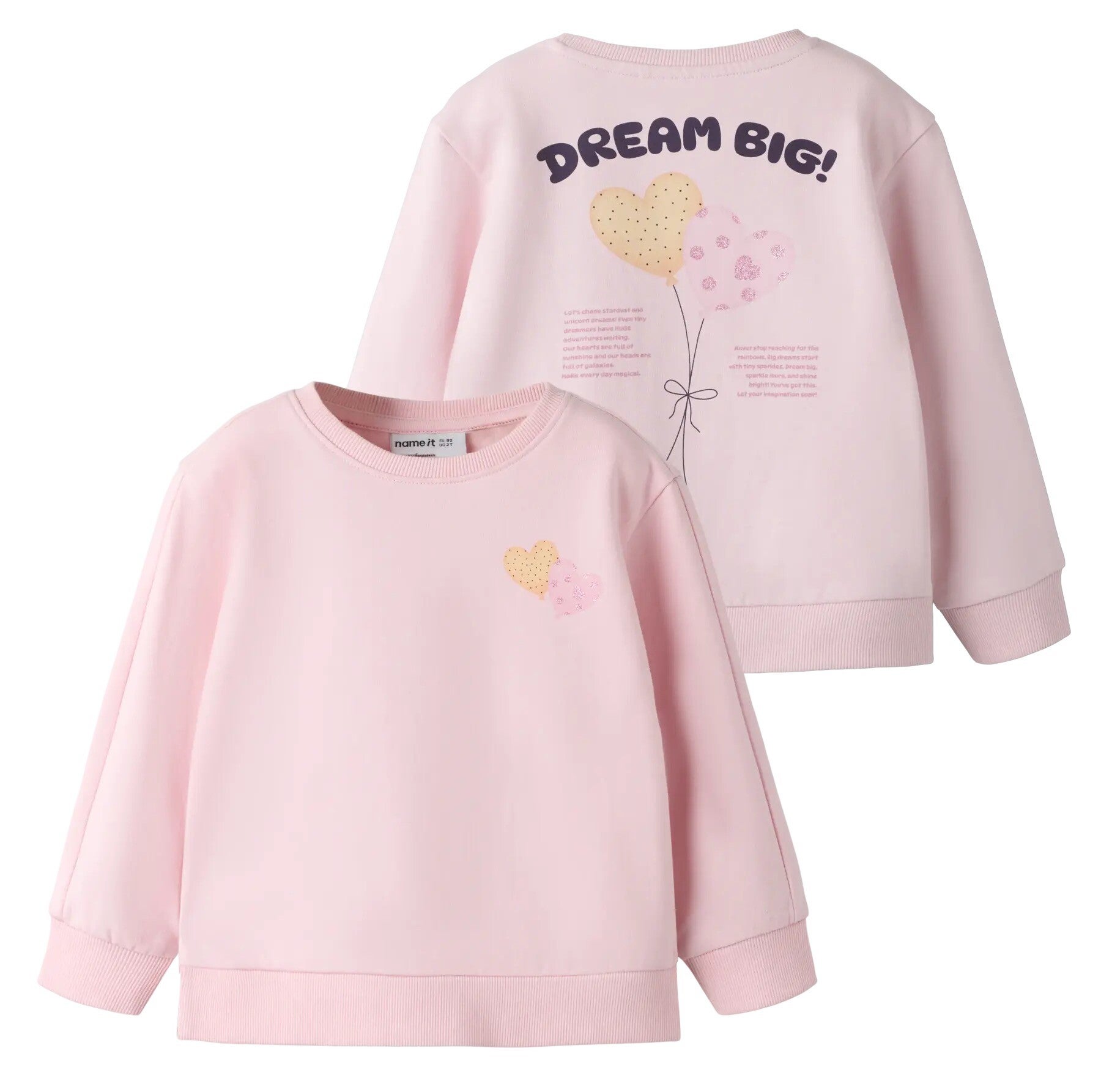 Name it sweater licht roze