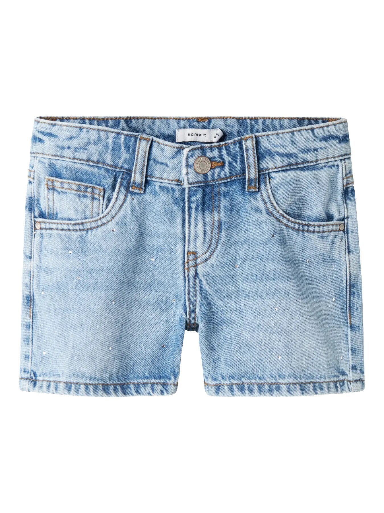 Name it jeansshort met steentjes