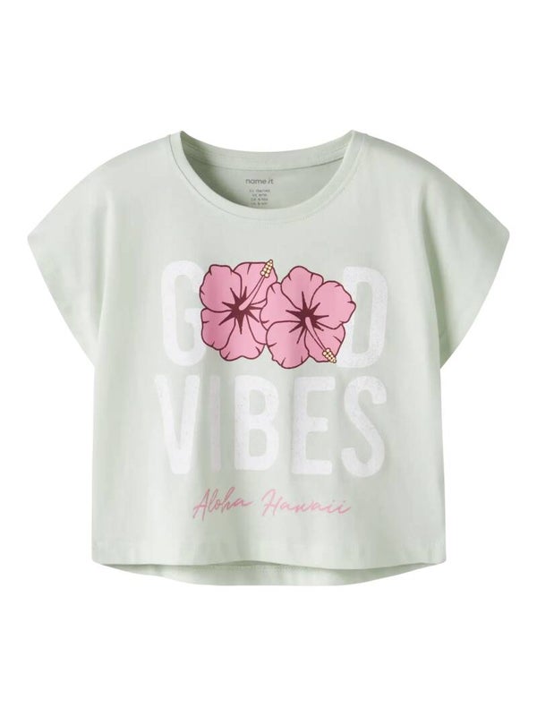 Name it crop top good vibes